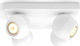 Philips Hue WA Buckram 4× GU10 LED 5 W, biele