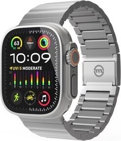 Mobile Origin Watch Titanium Band Silver Apple Watch 49mm/46mm/45mm/44mm/42mm