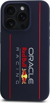 Red Bull Silicone Vertical Logo MagSafe Zadný Kryt pre iPhone 16 Pre Max Navy