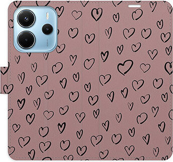 iSaprio Flip puzdro Heart Dark 02 pre Xiaomi Redmi Note 14