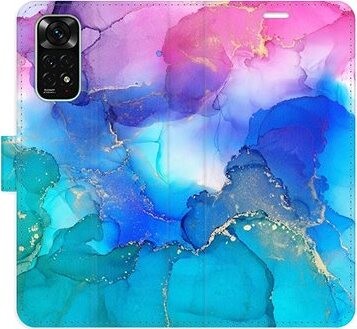 iSaprio flip puzdro BluePink Paint na Xiaomi Redmi Note 11/Note 11S