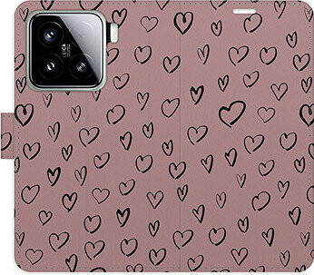 iSaprio Flip puzdro Heart Dark 02 pre Xiaomi 15