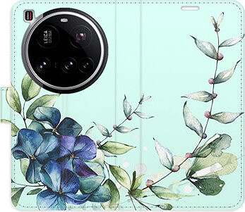 iSaprio Flip puzdro Blue Flowers pre Xiaomi 15 Ultra