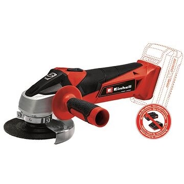 EINHELL Uhlová brúska AKU 115 mm TC-AG 18/115 Li-Solo, 4431130 (bez AKU)