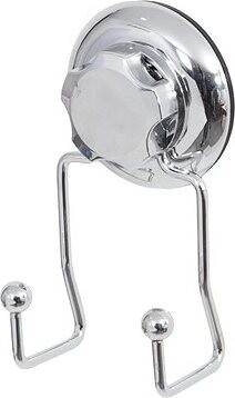 COMPACTOR Dvojitý háčik do kúpeľne, bez vŕtania, nosnosť 6 kg