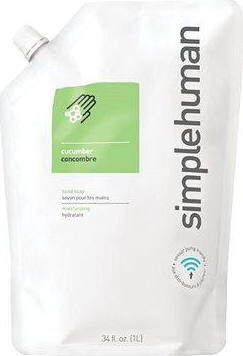 Simplehuman Hydratačné tekuté mydlo 1 l, náhradná náplň s vôňou uhorky