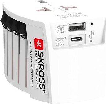 SKROSS MUV USB A + C univerzálny do 150 krajín