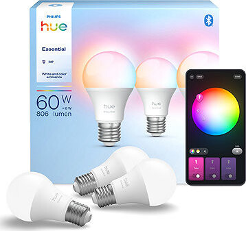 Philips Hue Essential White and Color Ambiance 8 W 806 E27 3 ks