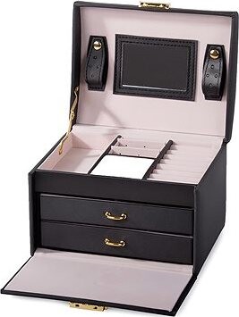 Verk 01454 Šperkovnica so zrkadielkom, čierna