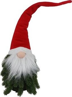 GOBA Vianočná dekorácia – škriatok z ihličia, 75 cm