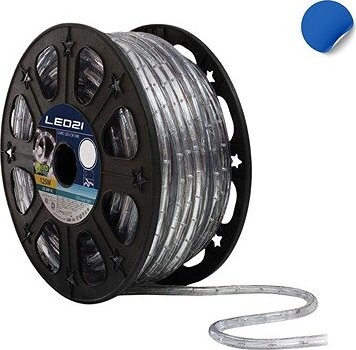 BTNeon LUXY LED svetelný had 50 m, farba svetla modrá + napájacia sada