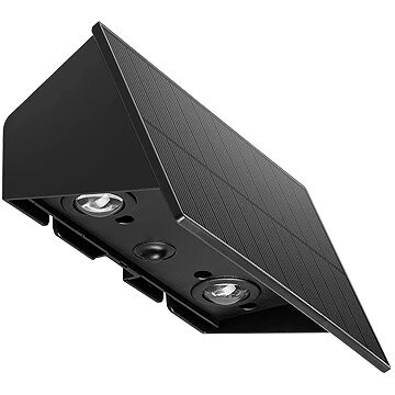 Luxera Prezent Slada LED 4× 1 W, Solárne nástenné záhradné svietidlo