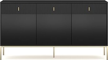 Maggiore MA03, 3D3S, čierna, zlaté nohy, zlaté rukoväti