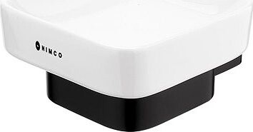 Nimco mydlovnička Kibo čierna – matná nehrdzavejúca oceľ kov Ki 14059K-90