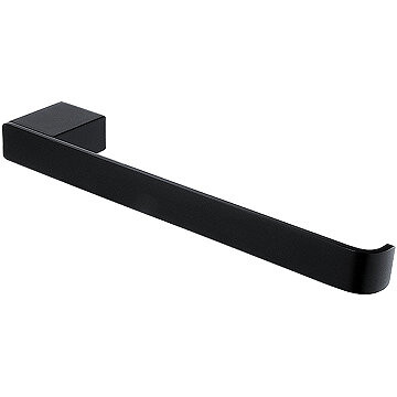 Nimco Držiak na uteráky 25 cm nehrdzavejúca oceľ – Kibo čierna Ki-14060g-90