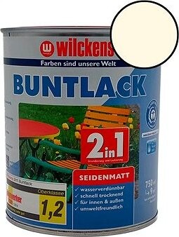 Wilckens Vodou riediteľná univerzálna akrylátová matná farba 2 v 1 krémová, WI.12490100050