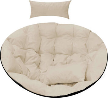 Blomster Vankúš na závesné kreslo kokón Premium, béžový