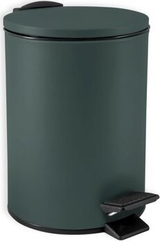 Spirella pedálový odpadkový kôš Adelar, matný tmavozelený, oceľ, 3 l