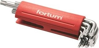 FORTUM L-kľúče TORX, sada 9 ks, 10 – 50, 4710300