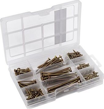 CONNEX Súprava univerzálnych skrutiek PZ, 245 kusov