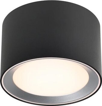 NORDLUX Smart LED svetlo Landon IP44, 125 × 82 mm, 8 W, LED, 700 lm, čierne