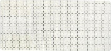 MSV protiskluzová podložka do vany Quadro, bílá, 36 × 76 cm