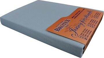 Brotex Jersey prestieradlo sivé, 80 × 200 cm