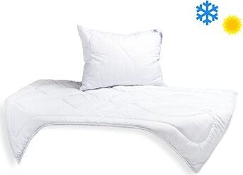 Brotex Celoročná Súprava Luxus Plus, prikrývka 140 × 200 cm 1000 g + vankúš 70 × 90 cm 900 g Unico zip