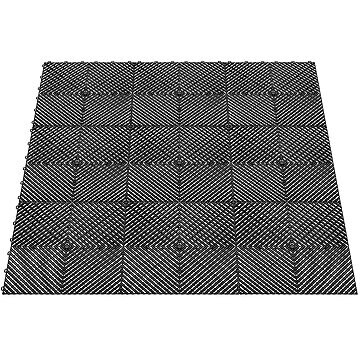 Escape6 WPC podlaha SORG, 1,2 × 1,2 m, 9 ks, čierna