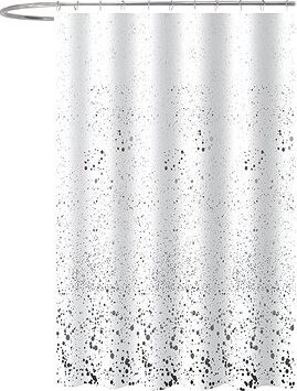 DuraHome Záves kúpeľňový 180 × 180 cm PES, vzorovaný_CY-213688