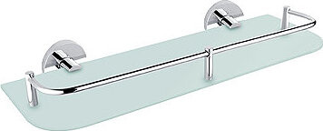 Nimco Polica do kúpeľne a sprchy 40 cm s ohrádkou – bez vŕtania Unix UN-13091AX-40-26