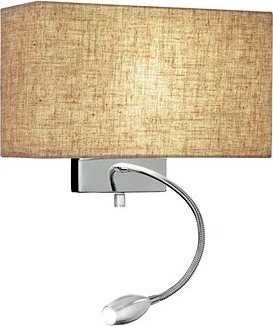 Ideal Lux – Nástenné svietidlo 1× E27/60 W + LED/1 W/230 V