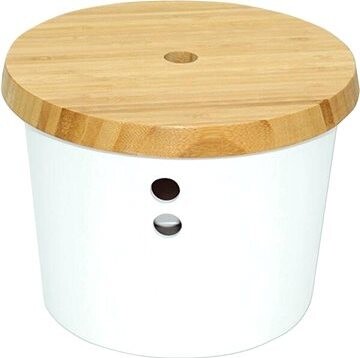 Kesper Plastová dóza 21 cm, s bambusovým vekom