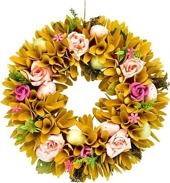 DOMMIO Jarný veniec zdobený vajíčkami priemer 30 cm