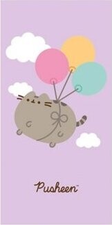 Carbotex Mačička Pusheen – kurz lietania 70 × 140 cm