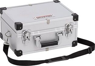 KREATOR Kufor na náradie hliníkový 320 × 230 × 160 mm strieborný KRT640106S