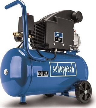 SCHEPPACH Kompresor so vzdušníkom 24 l, olejový HC 26