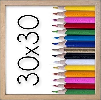 TRADAG Fotorámik 30 × 30 cm, hnedý