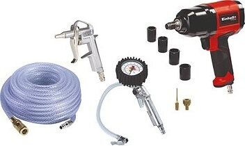 EINHELL Kompresorová sada pneumatického náradia a príslušenstva, 10 ks (MEDIUM), 4020577