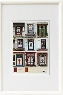 KPH Drevený fotorámik NEW YORK 20 × 30 biely