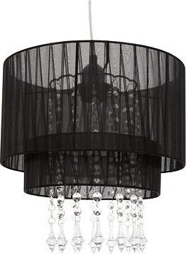 Smartwares Stropné svietidlo 30 cm, textil, čierne