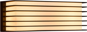 NORDLUX Vonkajšie nástenné svietidlo Fluctus IP44, 286 × 100 mm, E27, čierne