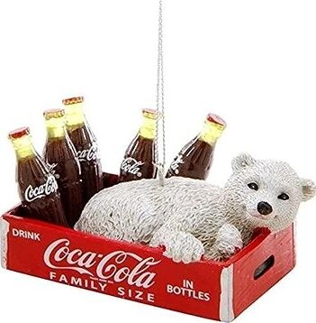 Kurt Adler Ležiaci ľadový medveď CocaCola