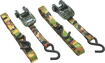 COMPASS KAMU Popruh s račňou a hákmi 2 ks, 500 daN, 25 mm × 5 m