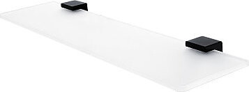 Nimco Polica do kúpeľne a sprchy 60 cm – sklo čierna Kibo Ki-14091B-60-90