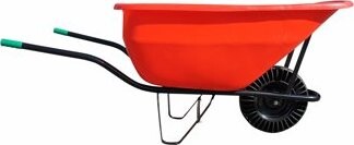 J.A.D. TOOLS kolečko hospodářské 180 l,nafukovací kolo, červené