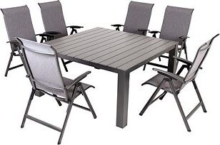 DOPPLER Súprava záhradného nábytku PRATO YELMO Alu 6 + 1