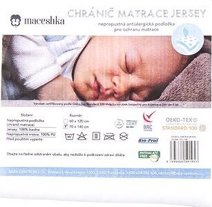 Maceshka Chránič matraca jersey 120 × 60 cm