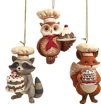 Kurt Adler Vánocní ozdoba lesní zvířátka 1 kus