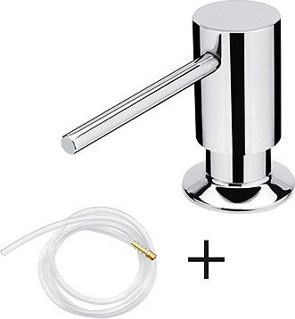 Nimco Vstavaný dávkovač mydla alebo saponátu s hadičkou – antikorový Unix chróm UN-4031VH-26